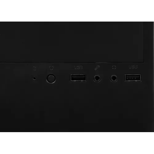 Корпус LinkWorld VC-13M071 М0 черный без БП mATX 1x80mm 1x120mm 2xUSB2.0 audio