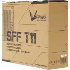 Корпус Formula SFF T11 черный без БП mATX 2xUSB2.0 2xUSB3.0 audio bott PSU