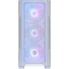 Корпус MSI MAG Forge M100R белый без БП mATX 2x120mm 2xUSB2.0 1xUSB3.0 audio bott PSU