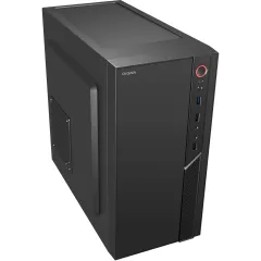 Корпус Digma DCC-MN306 черный без БП mATX 1x80mm 1x92mm 2x120mm 2xUSB2.0 1xUSB3.0 audio