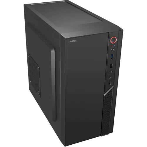 Корпус Digma DCC-MN306 черный без БП mATX 1x80mm 1x92mm 2x120mm 2xUSB2.0 1xUSB3.0 audio