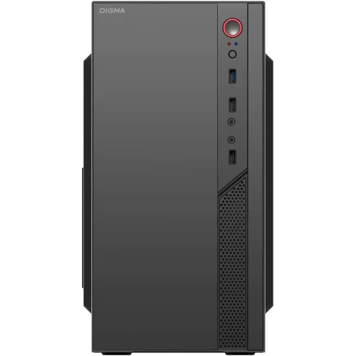 Корпус Digma DCC-MN306 черный без БП mATX 1x80mm 1x92mm 2x120mm 2xUSB2.0 1xUSB3.0 audio