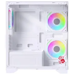 Корпус Bloody BD-CC103F белый без БП mATX 7x120mm 1xUSB2.0 1xUSB3.0 audio bott PSU