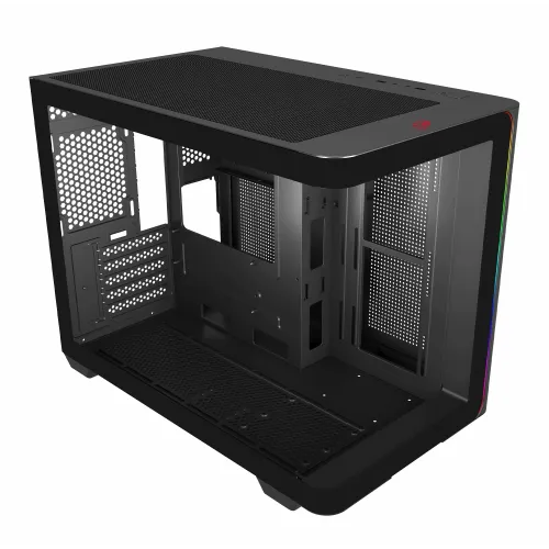 Корпус Bloody BD-CC112 черный без БП mATX 9x120mm 2xUSB3.0 audio bott PSU