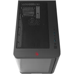 Корпус Bloody BD-CC112 черный без БП mATX 9x120mm 2xUSB3.0 audio bott PSU