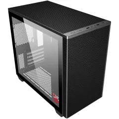 Корпус Bloody BD-CC117F черный без БП mATX 5x120mm 1xUSB2.0 1xUSB3.0 audio bott PSU