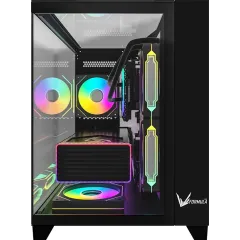 Корпус Formula Crystal Z9ML Floe черный без БП mATX 1xUSB3.0 1xUSB3.1 audio bott PSU