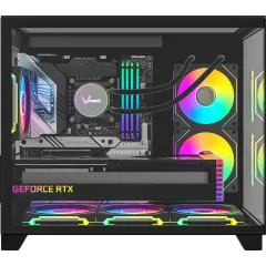 Корпус Formula Crystal Z9ML Floe черный без БП mATX 1xUSB3.0 1xUSB3.1 audio bott PSU