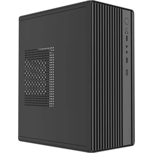 Корпус Accord ACC-M258-01B черный без БП mATX 1x80mm 2xUSB2.0 audio