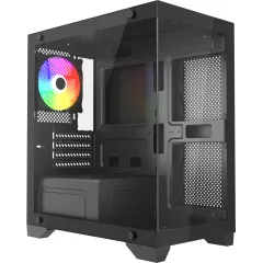 Корпус Accord ACC-350-02B черный без БП mATX 7x120mm 1xUSB2.0 1xUSB3.0 audio bott PSU