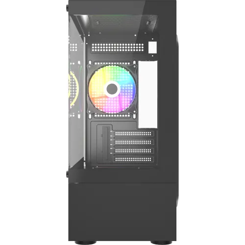 Корпус Accord ACC-285-02B черный без БП mATX 5x120mm 1xUSB2.0 1xUSB3.0 audio