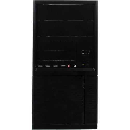 Корпус LinkWorld 727-21 черный без БП mATX 2x80mm 2x92mm 4xUSB2.0 audio