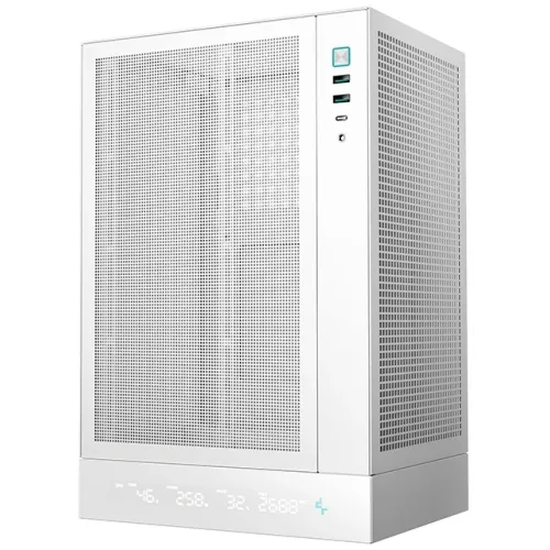 Корпус Deepcool CH170 Digital белый без БП miniITX 6x120mm 2xUSB3.0 audio bott PSU