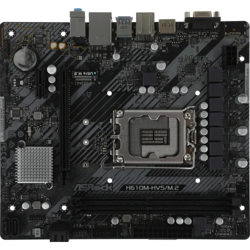 Материнская плата Asrock H610M-HVS/M.2 R2.0 Soc-1700 Intel H610 2xDDR4 mATX AC`97 8ch(7.1) GbLAN+VGA+HDMI