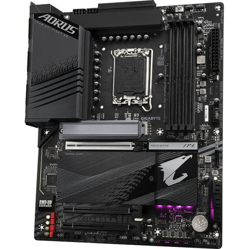 Материнская плата Gigabyte Z790 AORUS ELITE AX Soc-1700 Intel Z790 4xDDR5 ATX AC`97 8ch(7.1) 2.5Gg RAID+HDMI+DP