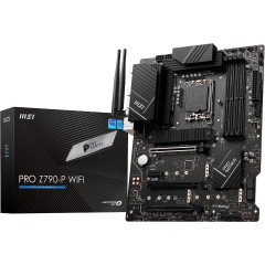 Материнская плата MSI PRO Z790-P WIFI Soc-1700 Intel Z790 4xDDR5 ATX AC`97 8ch(7.1) 2.5Gg RAID+HDMI+DP