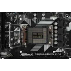 Материнская плата Asrock B760M-HDV/M.2 D4 Soc-1700 Intel B760 2xDDR4 mATX AC`97 8ch(7.1) GbLAN RAID+VGA+HDMI+DP