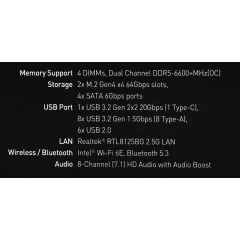 Материнская плата MSI PRO Z790-S WIFI Soc-1700 Intel Z790 4xDDR5 ATX AC`97 8ch(7.1) 2.5Gg RAID+HDMI+DP