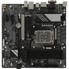 Материнская плата Gigabyte B760M DS3H GEN5 Soc-1700 Intel B760 4xDDR5 mATX AC`97 8ch(7.1) 2.5Gg RAID+VGA+HDMI+DP