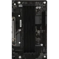 Материнская плата Gigabyte B760M DS3H GEN5 Soc-1700 Intel B760 4xDDR5 mATX AC`97 8ch(7.1) 2.5Gg RAID+VGA+HDMI+DP