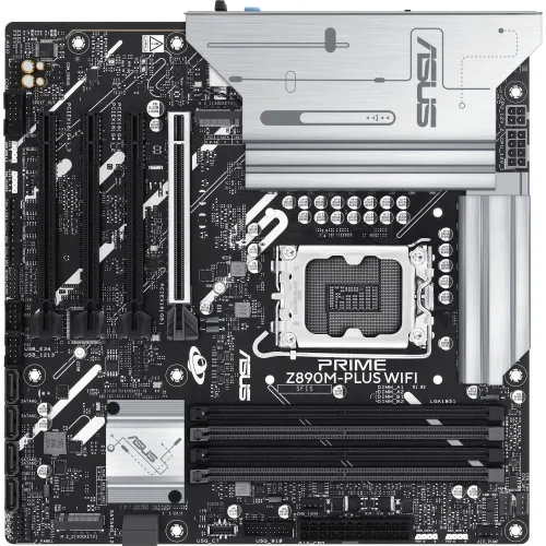 Материнская плата Asus PRIME Z890M-PLUS WIFI Soc-1851 Intel Z890 4xDDR5 mATX AC`97 8ch(7.1) 2.5Gg RAID+HDMI+DP