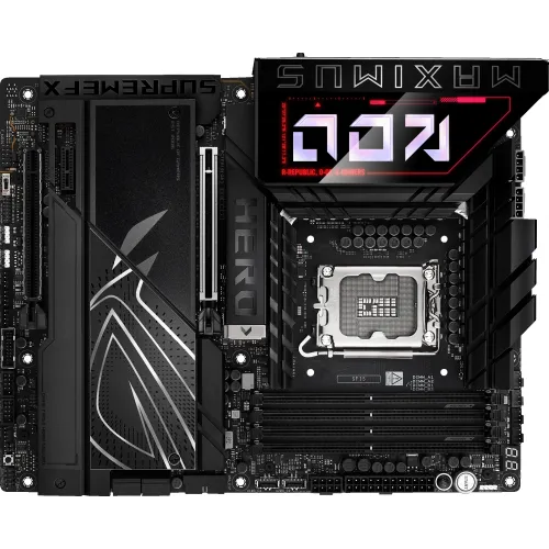 Материнская плата Asus ROG MAXIMUS Z890 HERO Soc-1851 Intel Z890 4xDDR5 ATX AC`97 8ch(7.1) 5Gigabit + 2.5Gigabit Ethernet RAID+HDMI