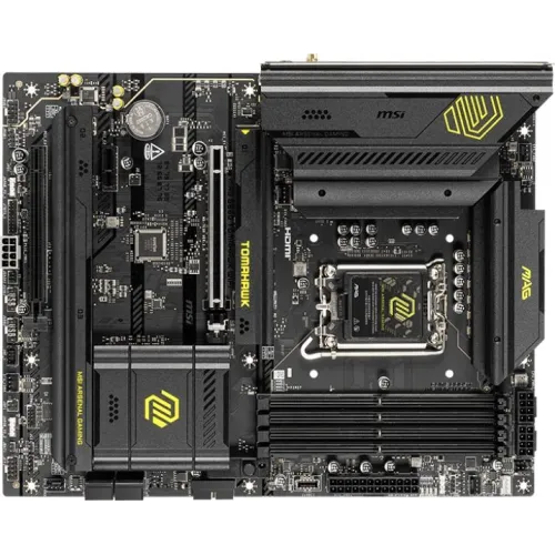 Материнская плата MSI MAG B860 TOMAHAWK WIFI Soc-1851 Intel B860 4xDDR5 ATX AC`97 8ch(7.1) 5Gigabit RAID+HDMI+DP