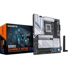 Материнская плата Gigabyte B860 GAMING X WIFI6E Soc-1851 Intel B860 4xDDR5 ATX AC`97 8ch(7.1) 2.5Gg RAID+HDMI+DP