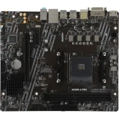 Материнская плата MSI A520M-A PRO Soc-AM4 AMD A520 2xDDR4 mATX AC`97 8ch(7.1) GbLAN RAID+DVI+HDMI