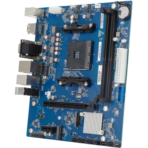 Материнская плата IRU A520M-VHDi/M.2 Soc-AM4 AMD A520 2xDDR4 mATX AC`97 6ch(5.1) GbLAN RAID+VGA+HDMI+DP