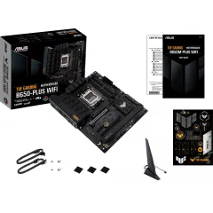 Материнская плата Asus TUF GAMING B650-PLUS WIFI Socket AM5 AMD B650 4xDDR5 ATX AC`97 8ch(7.1) 2.5Gg RAID+HDMI+DP