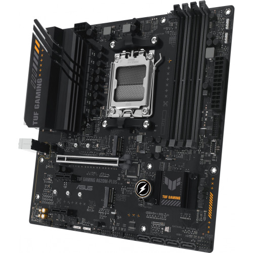 Материнская плата Asus TUF GAMING A620M-PLUS Socket AM5 AMD A620 4xDDR5 mATX AC`97 8ch(7.1) 2.5Gg RAID+HDMI+DP