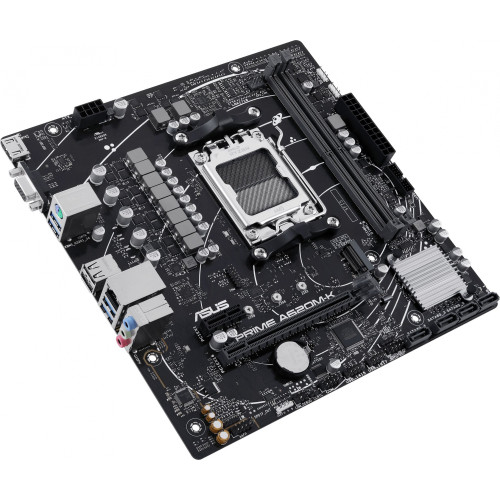 Материнская плата Asus PRIME A620M-K Socket AM5 AMD A620 2xDDR5 mATX AC`97 8ch(7.1) GbLAN RAID+VGA+HDMI