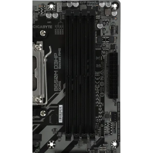 Материнская плата Gigabyte B650M D3HP Socket AM5 AMD B650 4xDDR5 mATX AC`97 8ch(7.1) 2.5Gg RAID+HDMI+DP