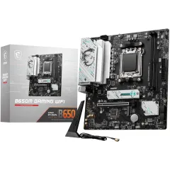 Материнская плата MSI B650M GAMING WIFI Socket AM5 AMD B650 2xDDR5 mATX AC`97 8ch(7.1) 2.5Gg RAID+VGA+HDMI+DP