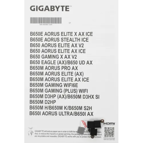 Материнская плата Gigabyte B650 GAMING X AX V2 Socket AM5 AMD B650 ATX AC`97 8ch(7.1) 2.5Gg RAID+HDMI+DP