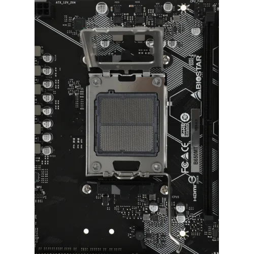 Материнская плата Biostar B650MT Socket AM5 AMD B650 2xDDR5 mATX AC`97 8ch(7.1) GbLAN RAID+HDMI+DP