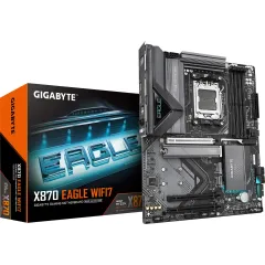 Материнская плата Gigabyte X870 EAGLE WIFI7 Socket AM5 AMD X870 4xDDR5 ATX AC`97 8ch(7.1) 2.5Gg RAID+HDMI