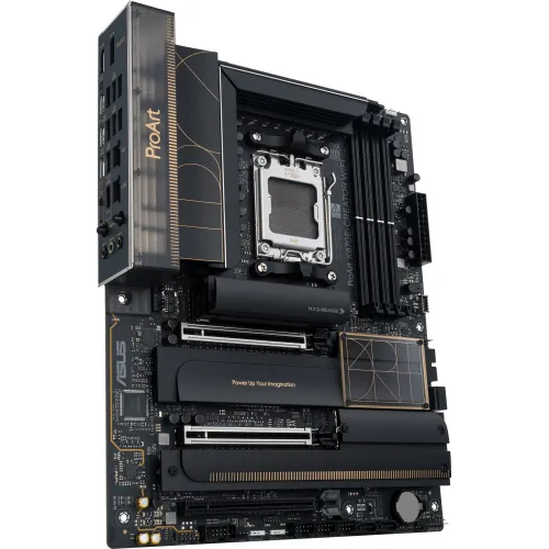 Материнская плата Asus PROART X870E-CREATOR WIFI Socket AM5 AMD X870E 4xDDR5 ATX AC`97 8ch(7.1) 1 x 10Gigabit + 1 x 2.5Gigabit RAID+HDMI+DP