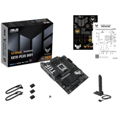 Материнская плата Asus TUF GAMING X870-PLUS WIFI Socket AM5 AMD X870 4xDDR5 ATX AC`97 8ch(7.1) 2.5Gg RAID+HDMI
