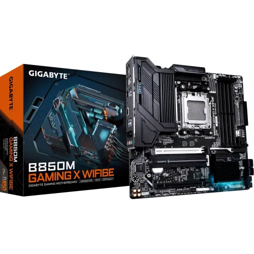 Материнская плата Gigabyte B850M GAMING X WIFI6E Socket AM5 AMD B850 4xDDR5 mATX AC`97 8ch(7.1) 2.5Gg RAID+HDMI+DP