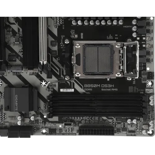 Материнская плата Gigabyte B850M DS3H Socket AM5 AMD B850 4xDDR5 mATX AC`97 8ch(7.1) 2.5Gg RAID+HDMI+DP