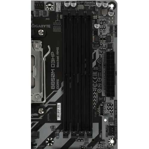 Материнская плата Gigabyte B850M D3HP Socket AM5 AMD B850 4xDDR5 mATX AC`97 8ch(7.1) GbLAN RAID+HDMI+DP