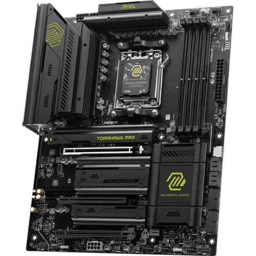 Материнская плата MSI MAG B850 TOMAHAWK MAX WIFI  Socket AM5 AMD B850 4xDDR5 ATX AC`97 8ch(7.1) 5Gigabit RAID+HDMI