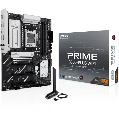 Материнская плата Asus PRIME B850-PLUS WIFI Socket AM5 AMD B850 4xDDR5 ATX AC`97 8ch(7.1) 2.5Gg RAID+HDMI+DP