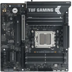Материнская плата Asus TUF GAMING B850M-E WIFI Socket AM5 AMD B850 4xDDR5 mATX AC`97 8ch(7.1) 2.5Gg RAID+HDMI+DP