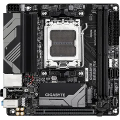 Материнская плата Gigabyte B650I AX Socket AM5 AMD B650 2xDDR5 mini-ITX AC`97 8ch(7.1) 2.5Gg RAID+HDMI+DP