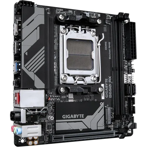 Материнская плата Gigabyte B650I AX Socket AM5 AMD B650 2xDDR5 mini-ITX AC`97 8ch(7.1) 2.5Gg RAID+HDMI+DP