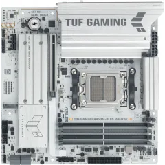 Материнская плата Asus TUF GAMING B850M-PLUS WIFI7 W Socket AM5 AMD B850 4xDDR5 mATX AC`97 8ch(7.1) 2.5Gg RAID+HDMI+DP