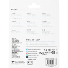 Накопитель SSD Patriot SATA-III 256GB P210S256G25 P210 2.5"